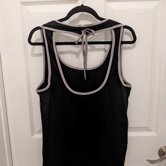 Splendid Black with grey trim halter tank top - XL - Picture 10 of 11